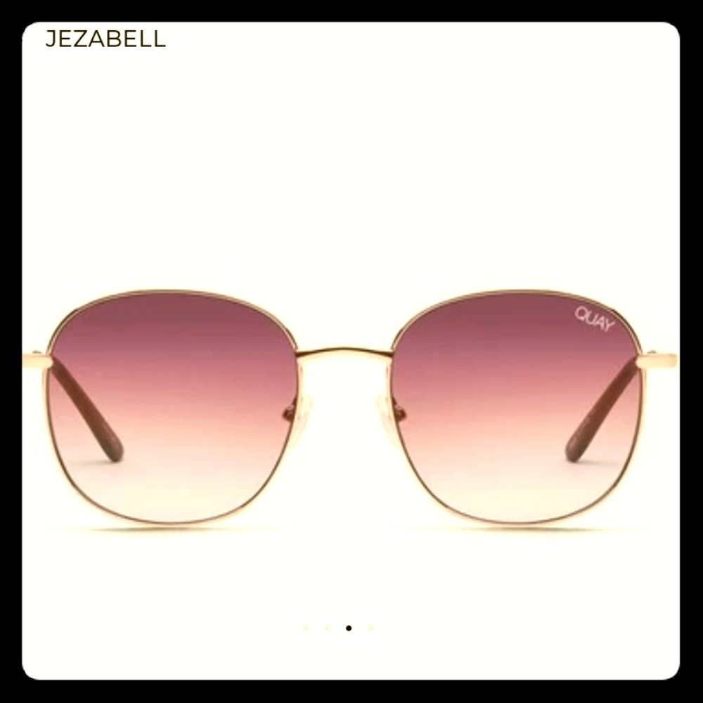 Quay Jezabell Rose Sunglasses
